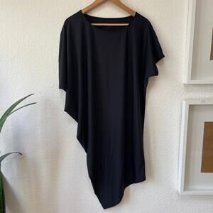 Athleta Sunlover Hilo Dress Size Small Asymmetric UPF from Sun Black Nylon